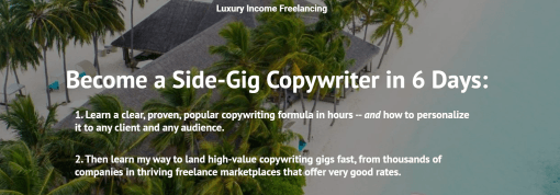 David Wimberley – Side-Gig Copywriter in 6 Days